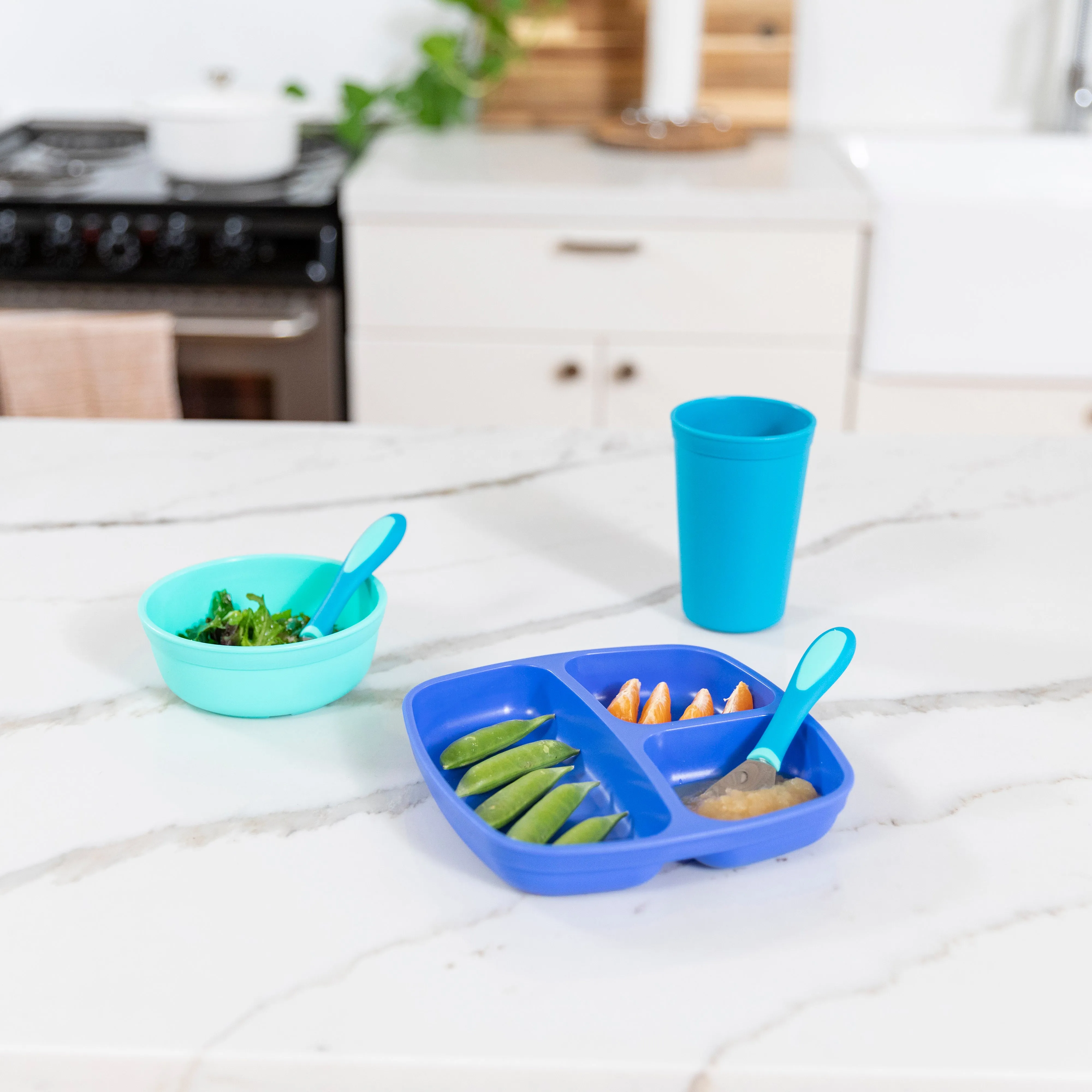 My First Meal Pal Toddler Tableware and Utensils Set, BPA-Free and Dishwasher Safe, 15-Piece