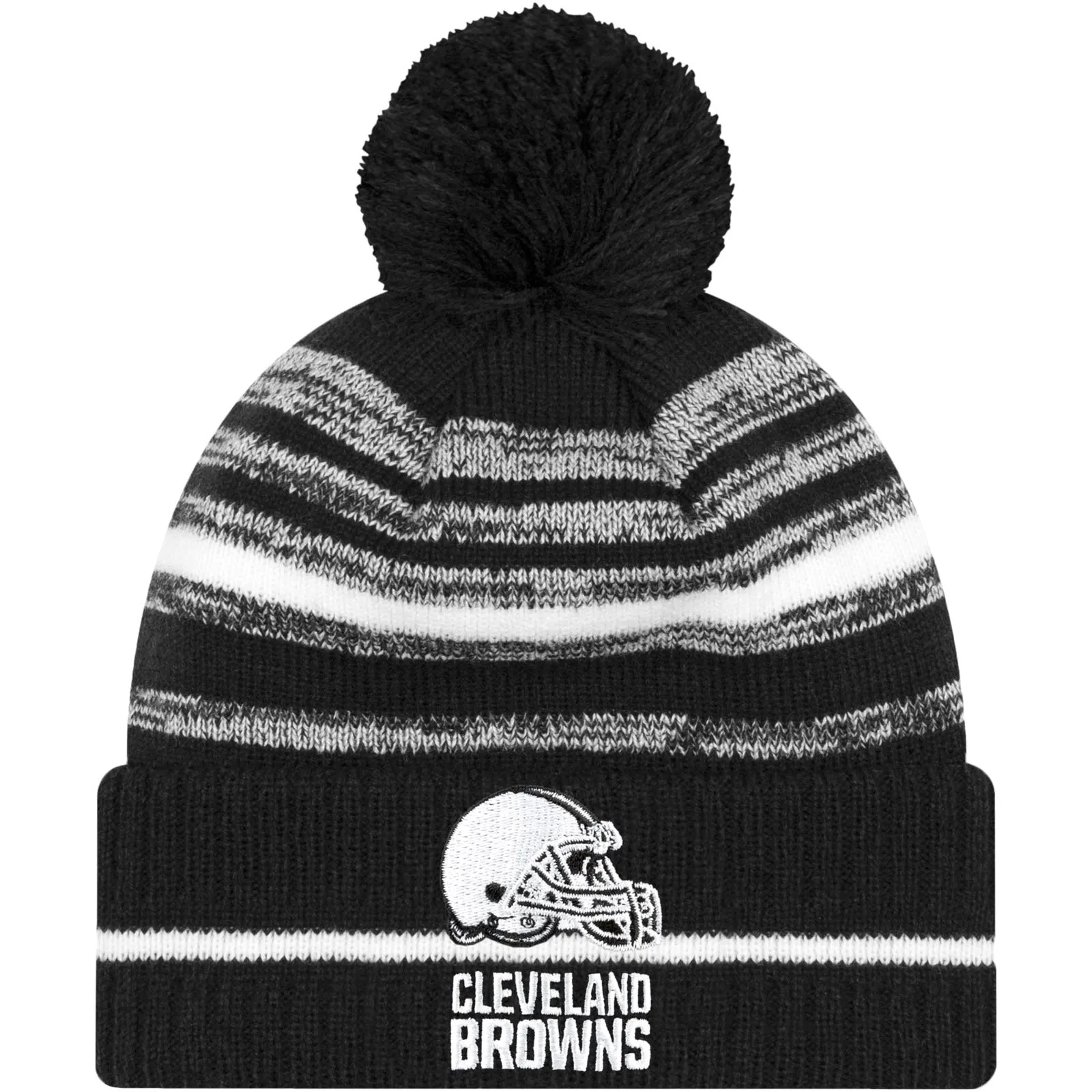New Era Cleveland Browns NFL Sideline 2021 Bobble Hat - Black