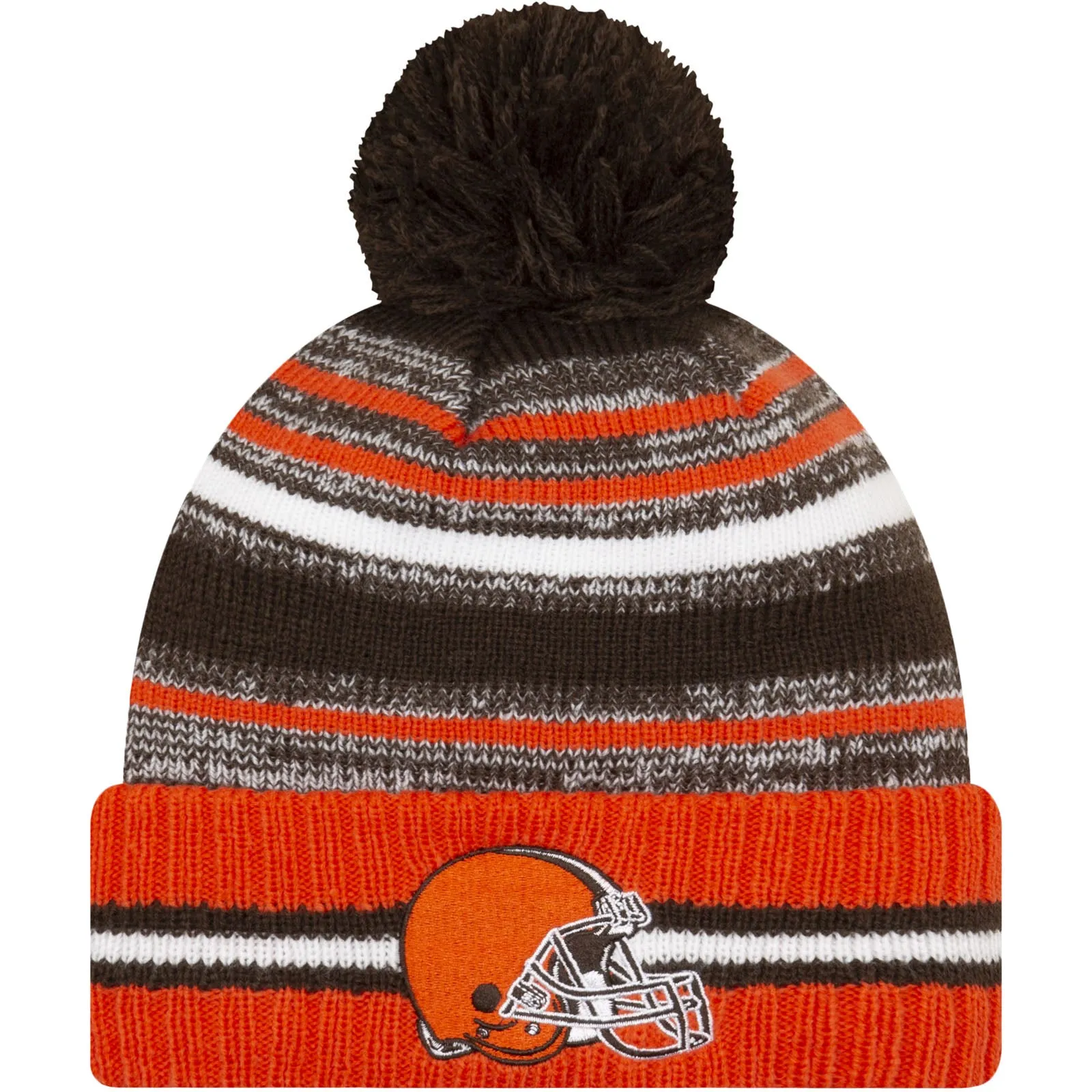 New Era Cleveland Browns NFL Sideline 2021 Bobble Hat Orange