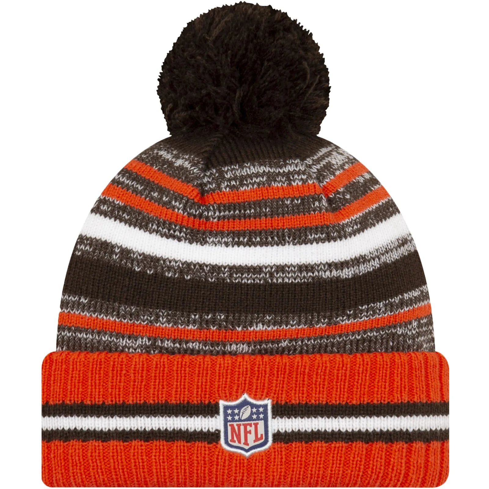 New Era Cleveland Browns NFL Sideline 2021 Bobble Hat Orange