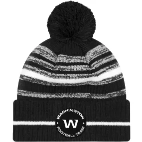 New Era Washington Football Team NFL Sideline 2021 Bobble Hat - Black