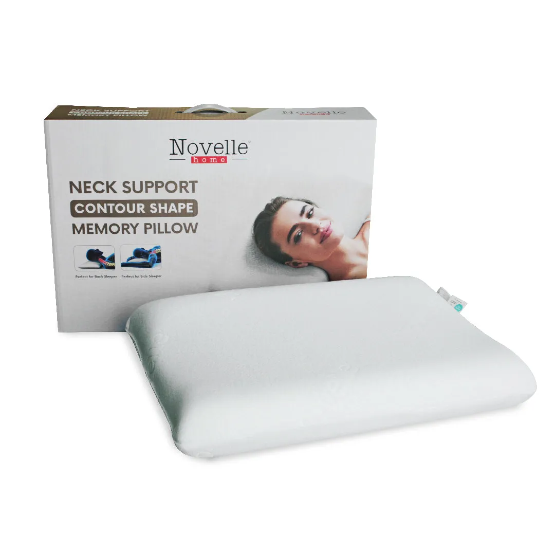Novelle Neck Support Contour Shape Memory Pillow