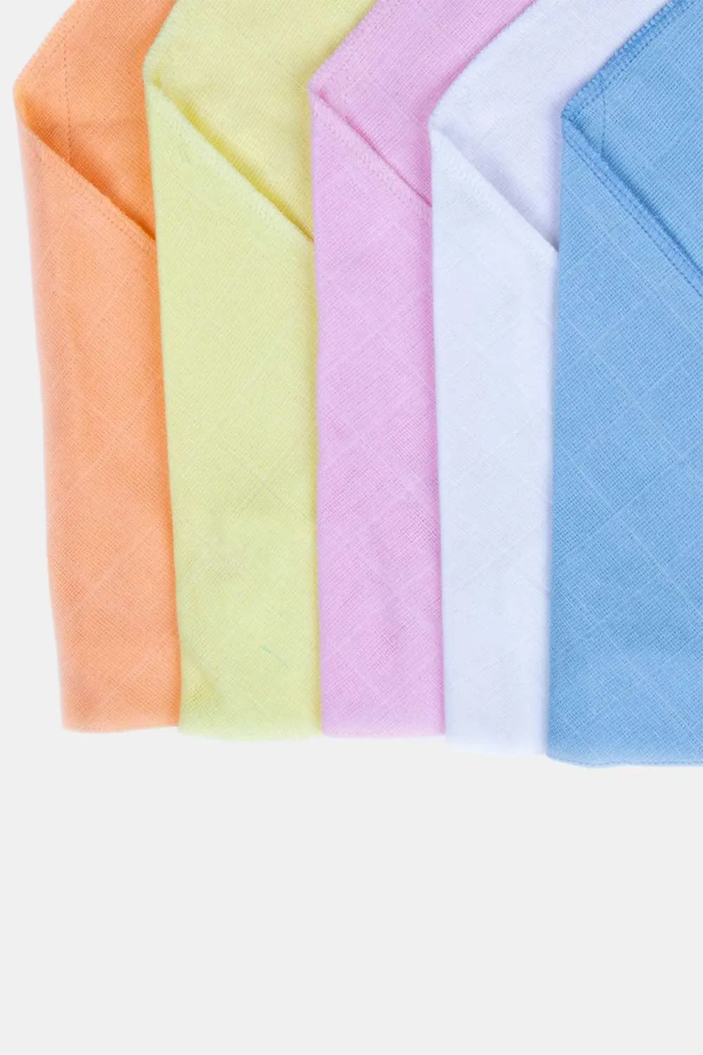 Oh Baby - 100% Cotton 3 Piece Triangle Cloth Nappies - T3PP - Reusable and Quick dry
