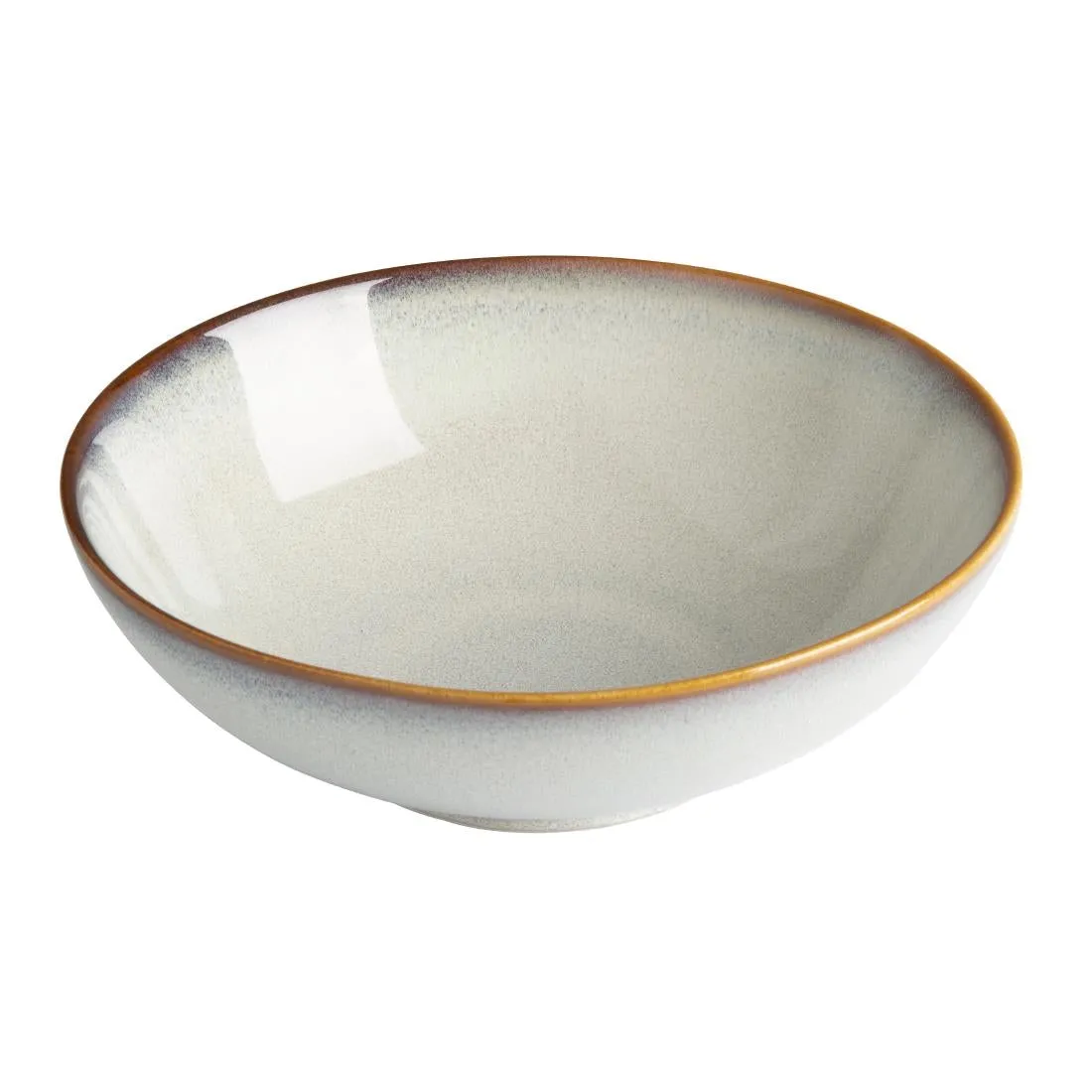 Olympia Drift Grey Plain Coupe Bowls 205mm (Pack of 4) - FU191