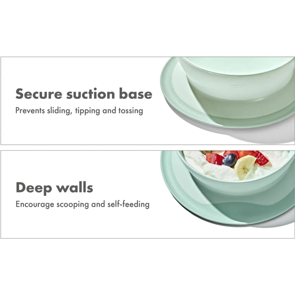 OXO Tot Stick & Stay Suction Bowl - Opal