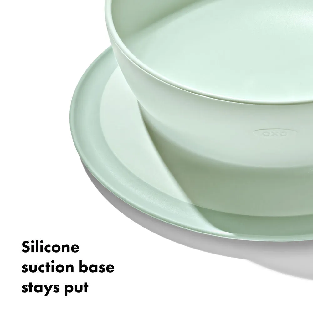OXO Tot Stick & Stay Suction Bowl - Opal