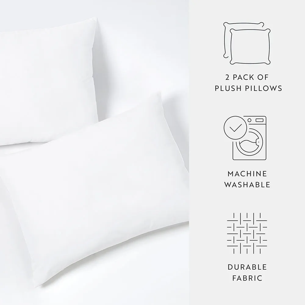 Plush Microfiber Pillow 2-Pack (Sale)