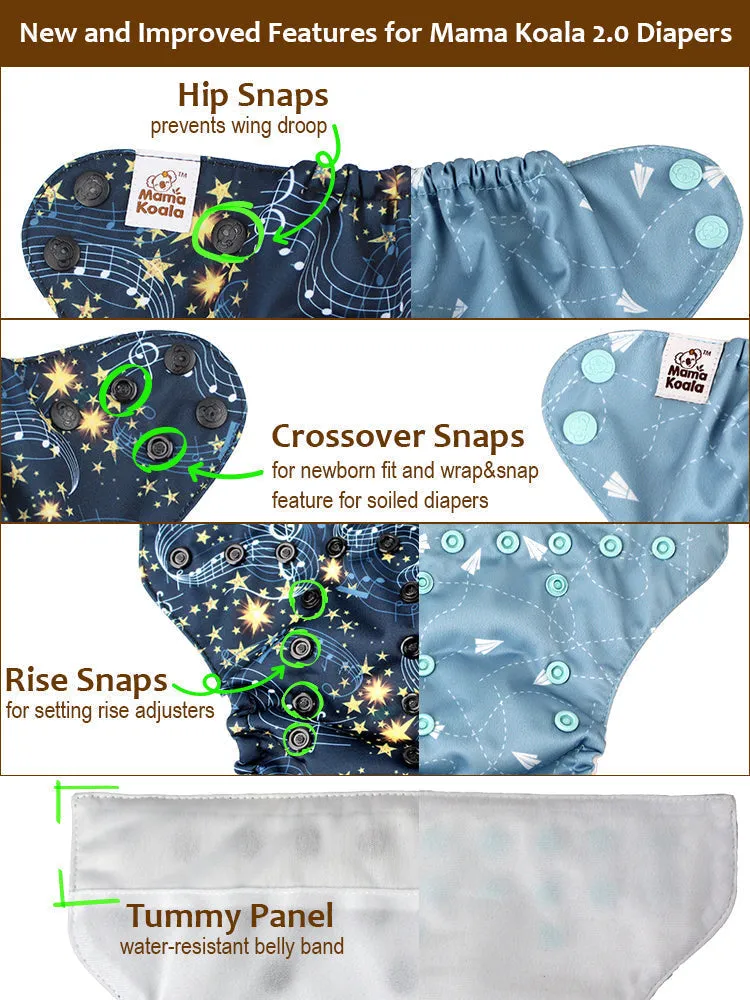 Pocket Diaper 2.0 - PD38705P-S - Suede Cloth Lining