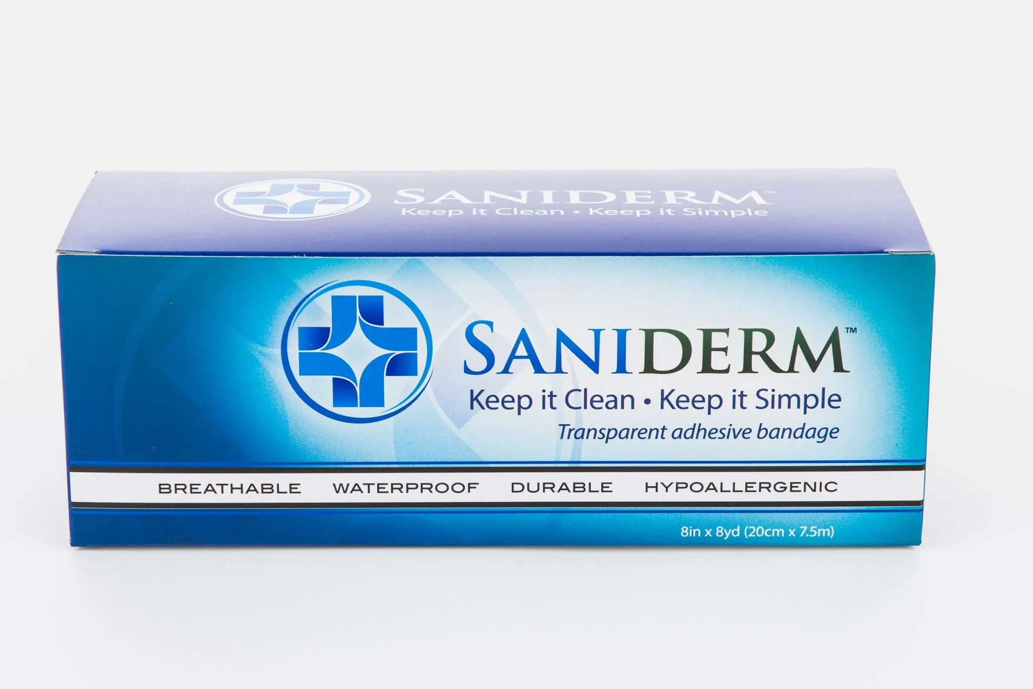 SaniDerm Tattoo Healing Bandage, CHOOSE Roll Size 4", 6" 8" or 10.2" Width x 8 yds. Long