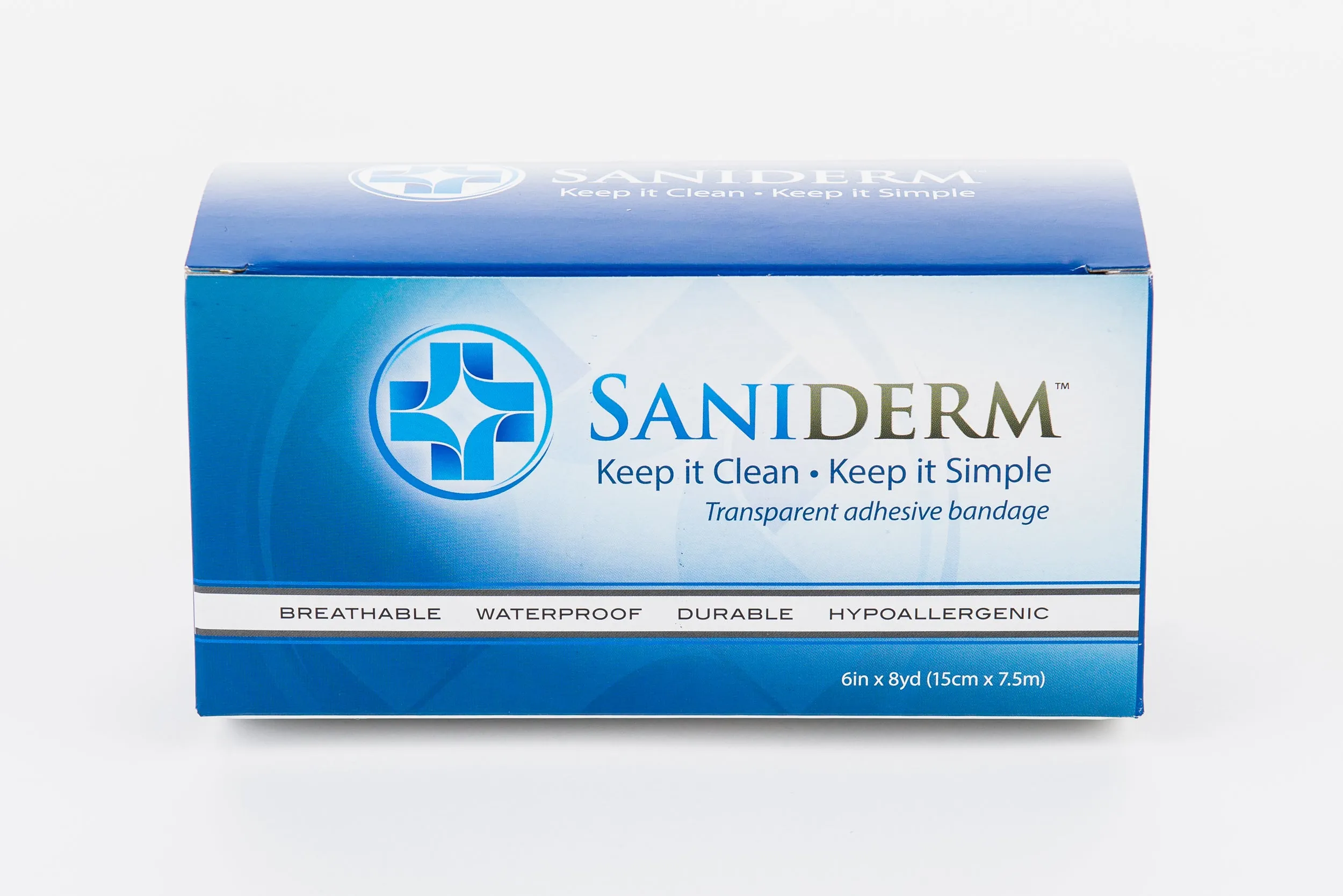 SaniDerm Tattoo Healing Bandage, CHOOSE Roll Size 4", 6" 8" or 10.2" Width x 8 yds. Long
