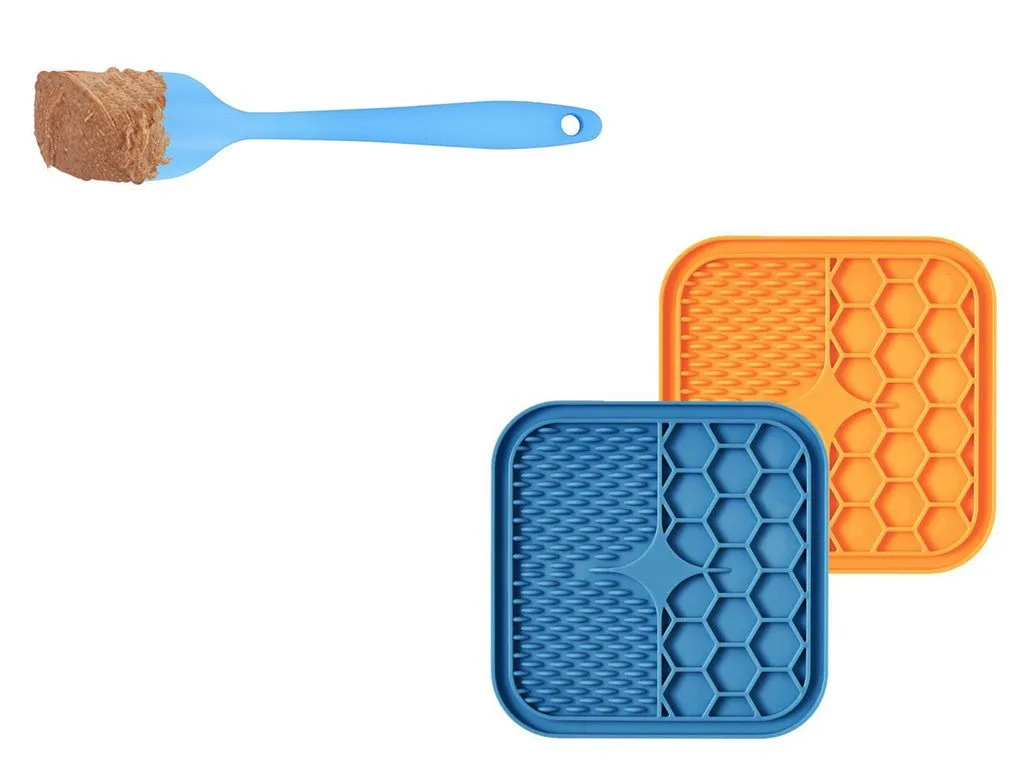 Silicone Pet Cat & Dog Licking Pad Slow Feeding Bowl