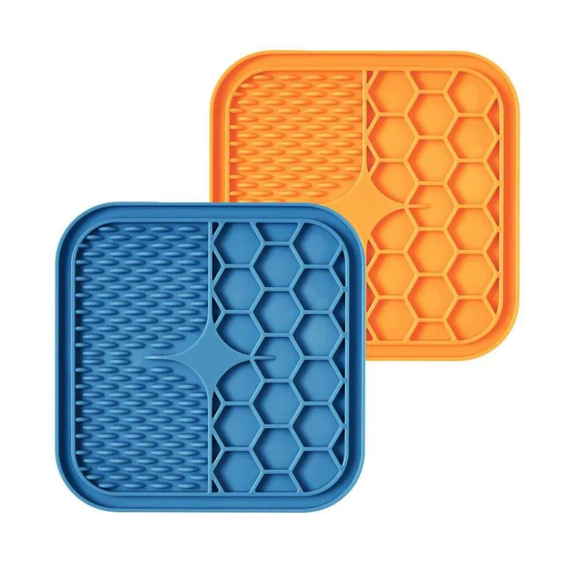Silicone Pet Cat & Dog Licking Pad Slow Feeding Bowl