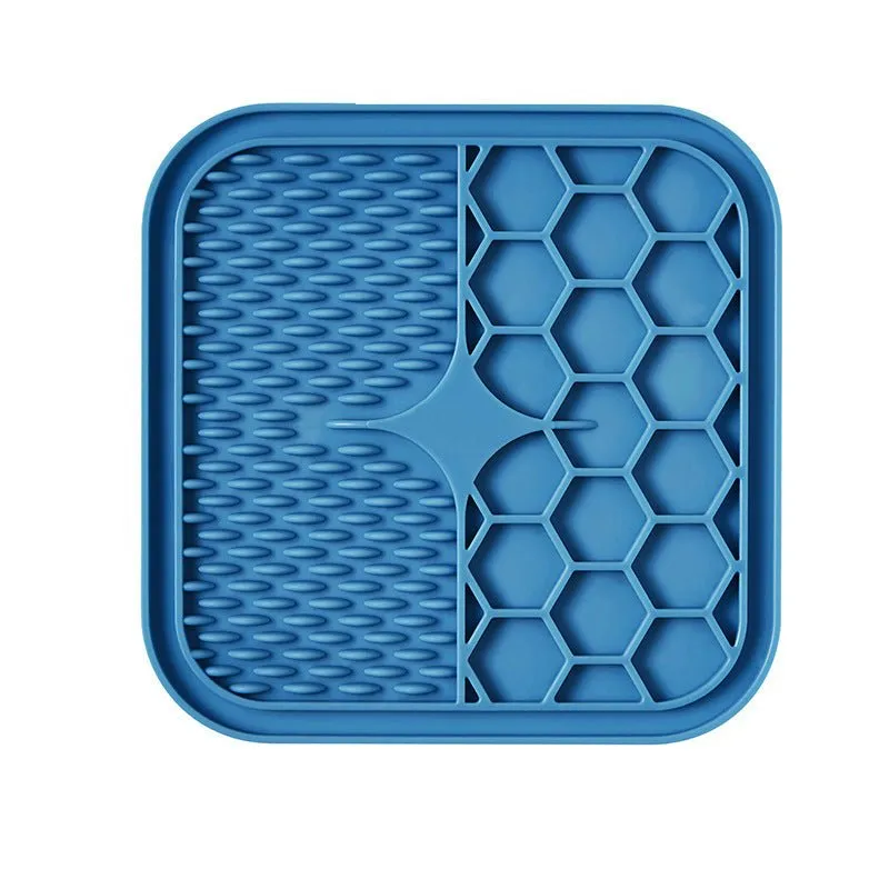 Silicone Pet Cat & Dog Licking Pad Slow Feeding Bowl
