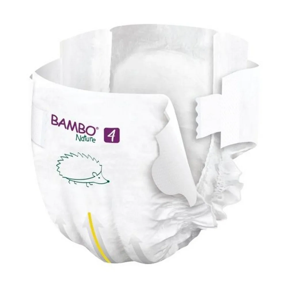 Size 4 Bambo Nature Diaper - 24 Pieces (7-14 kg)