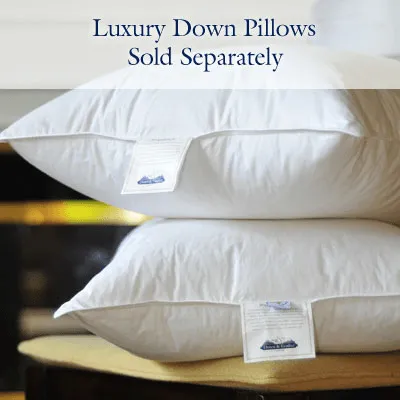 Snuggle Soft 600 Fill Power Goose Down Pillows - Queen (20" x 30")