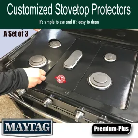 Stove Protector Liners N - Stove Top Protector for Maytag Gas ranges - Customized - Easy Cleaning Stove Liners (FREE SHIPPING)