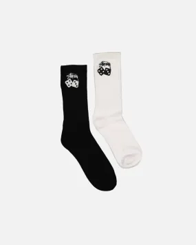 Stussy Two Dice Socks 2 Pack Multi