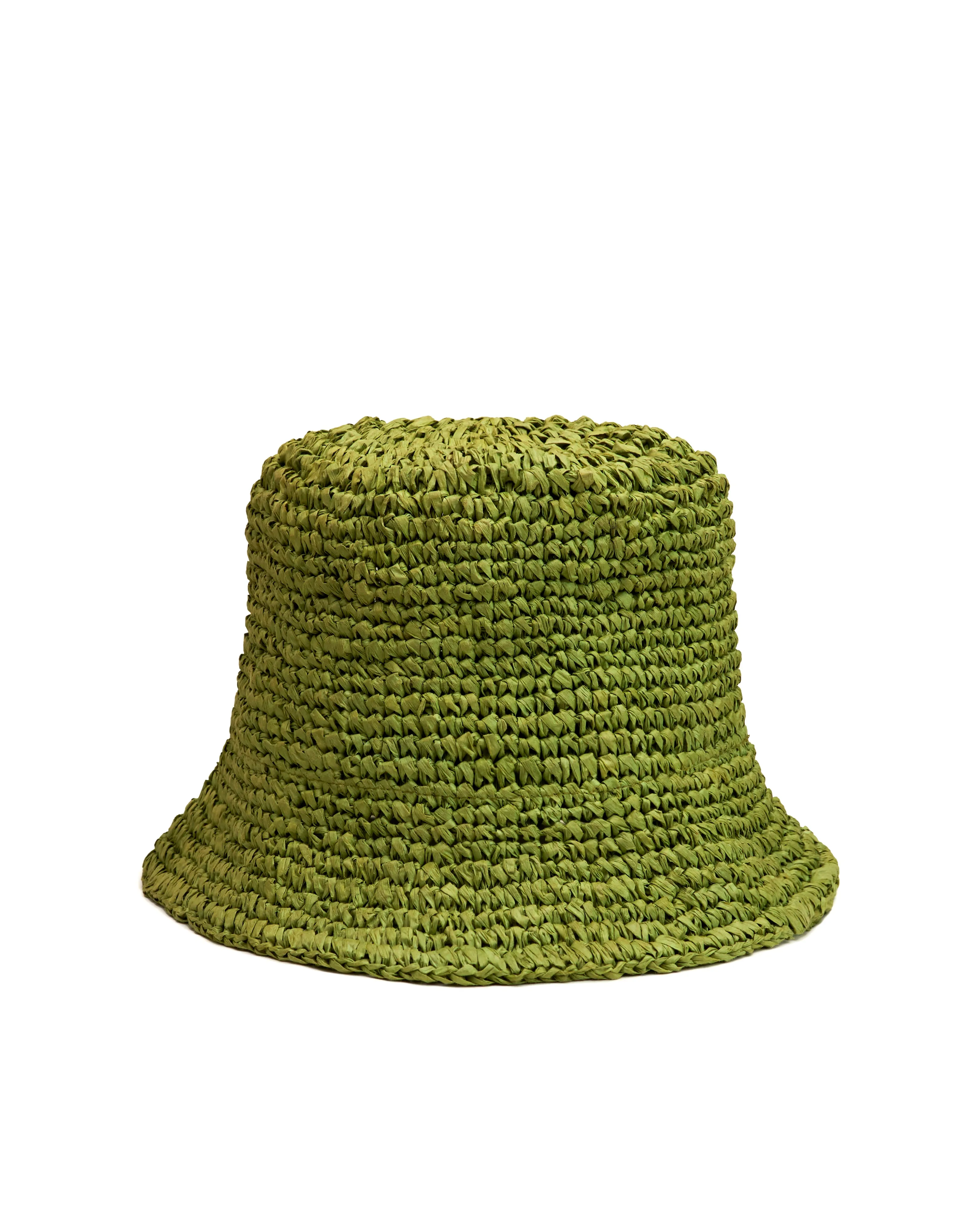 The Amabile Raffia Hat - Verde