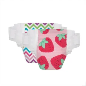 The Honest Company Diapers in Diapers Strawberries and Chevron Size 3M