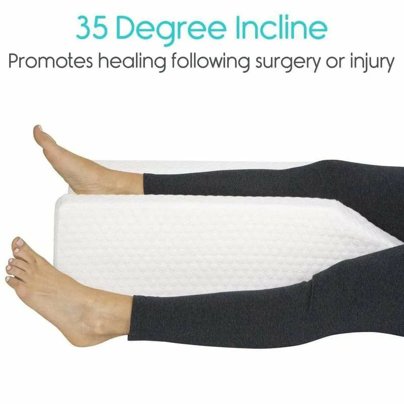Vive Health Xtra-Comfort Leg Knee Elevation Pillow - White