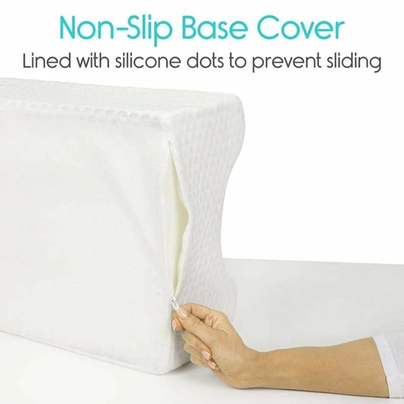 Vive Health Xtra-Comfort Leg Knee Elevation Pillow - White
