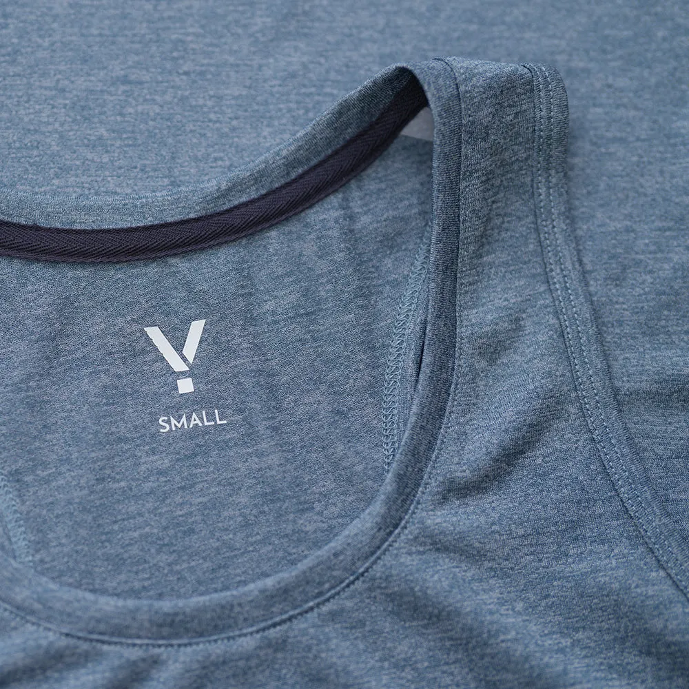 Womens Stellar Tech Singlet (Dusk Blue)