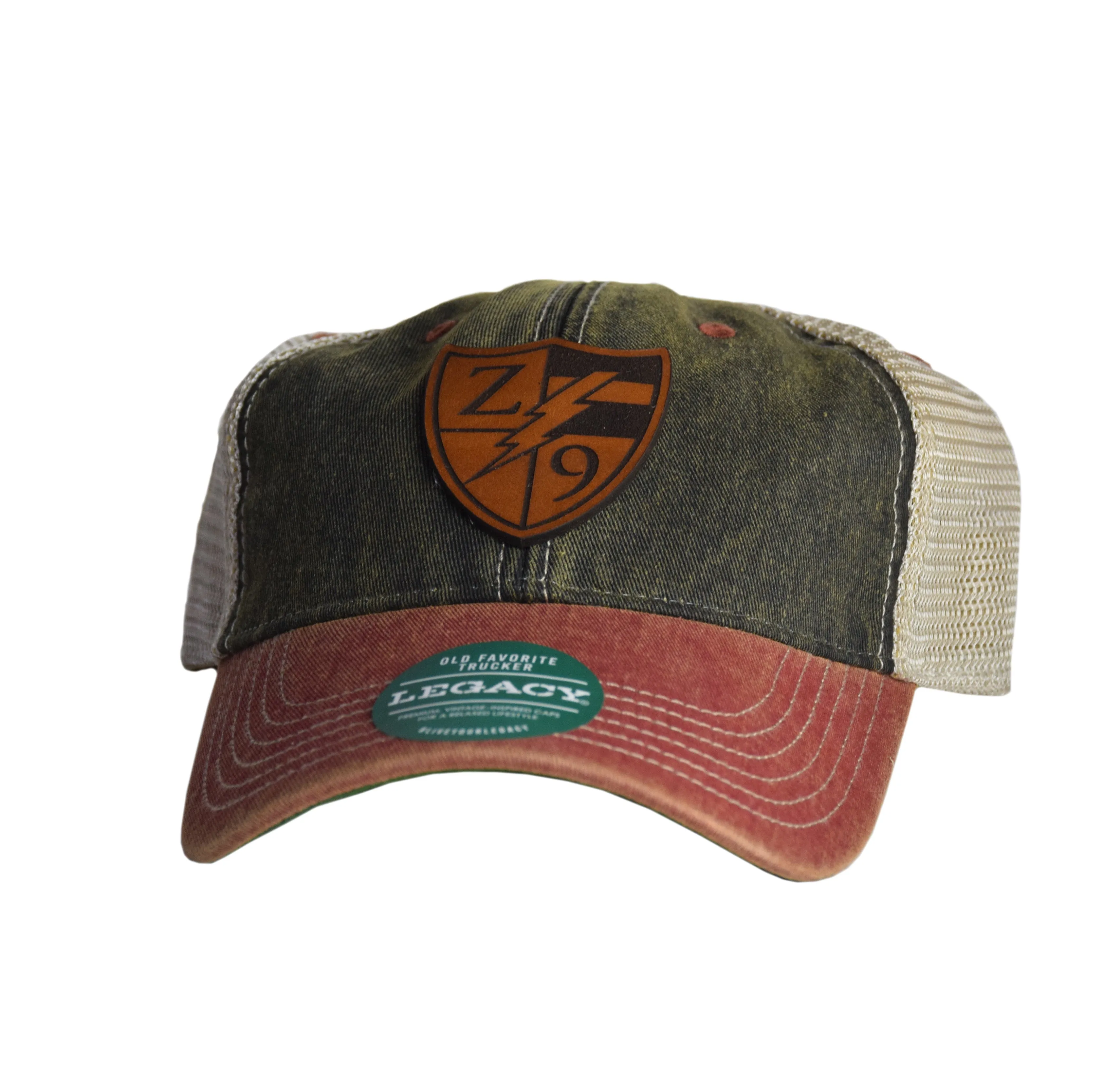 Z9 Shield Leather Legacy Dad Hat