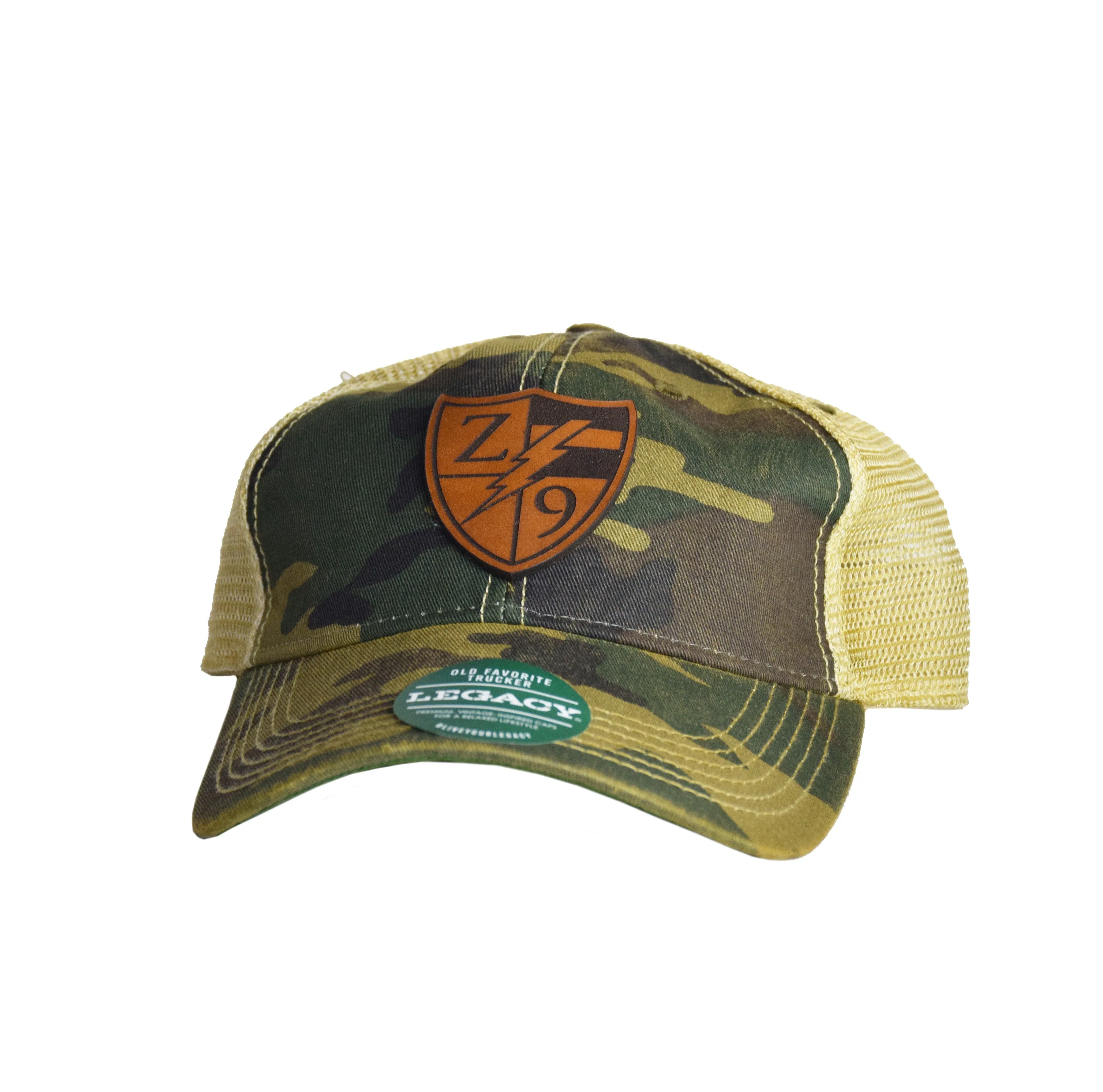 Z9 Shield Leather Legacy Dad Hat