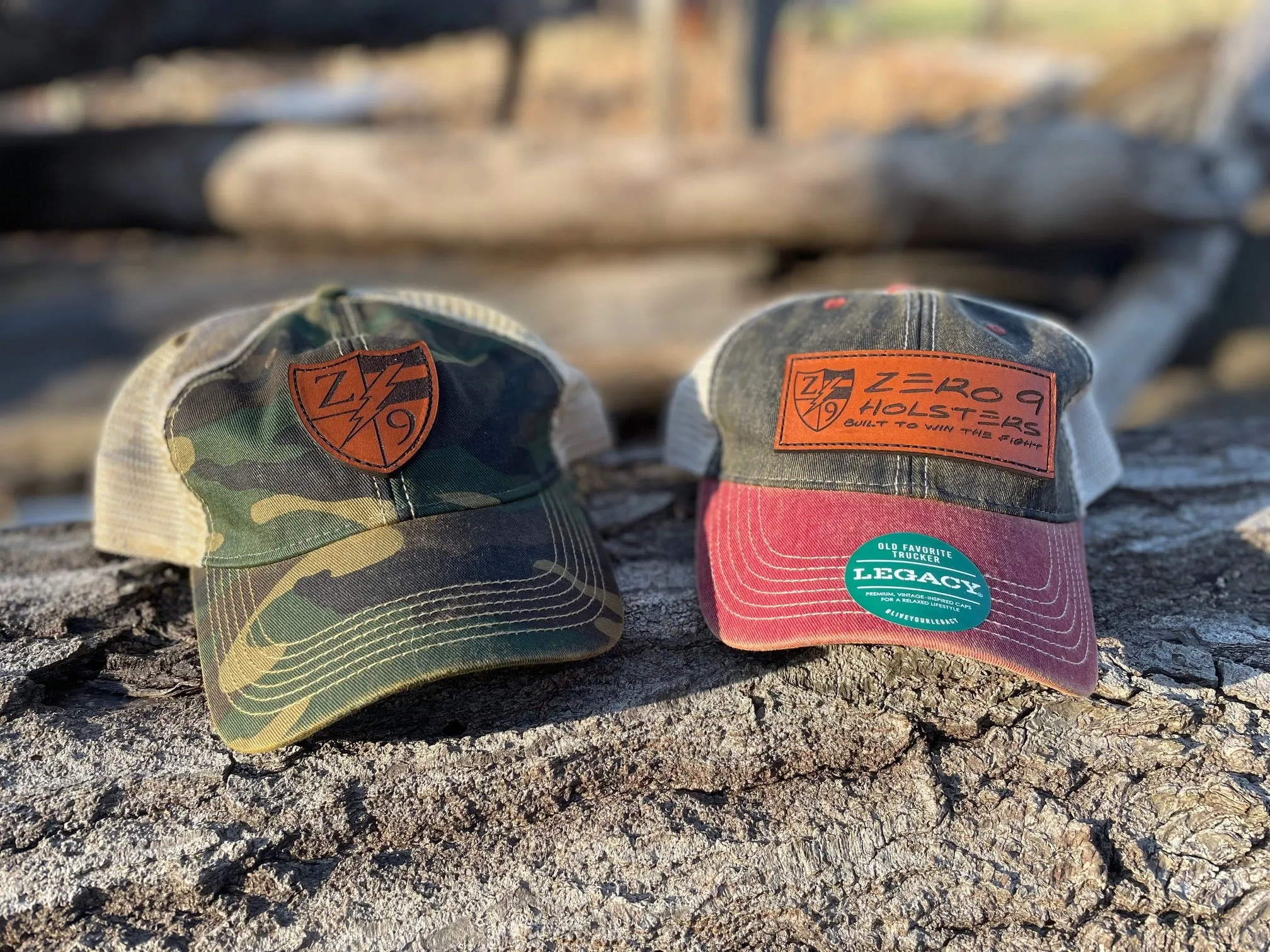 Z9 Shield Leather Legacy Dad Hat