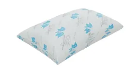 Zen Pedic Shredded Memory Foam Pillow for Side Back Stomach Sleepers Bed Pillows with Breathable Washable Cool Zipper Closure Cover