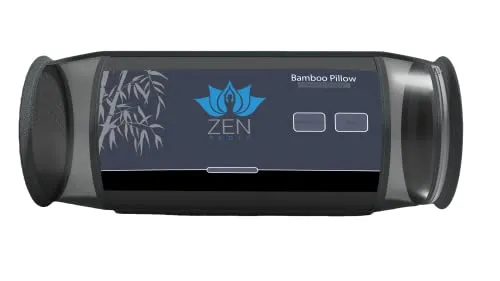 Zen Pedic Shredded Memory Foam Pillow for Side Back Stomach Sleepers Bed Pillows with Breathable Washable Cool Zipper Closure Cover