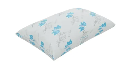 Zen Pedic Shredded Memory Foam Pillow for Side Back Stomach Sleepers Bed Pillows with Breathable Washable Cool Zipper Closure Cover